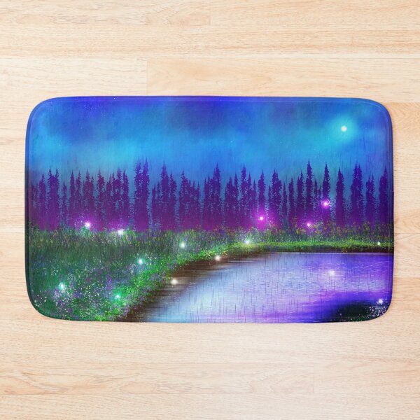 Item preview, Magical Field of Flowers with a Lake designed and sold by SereneAmity.