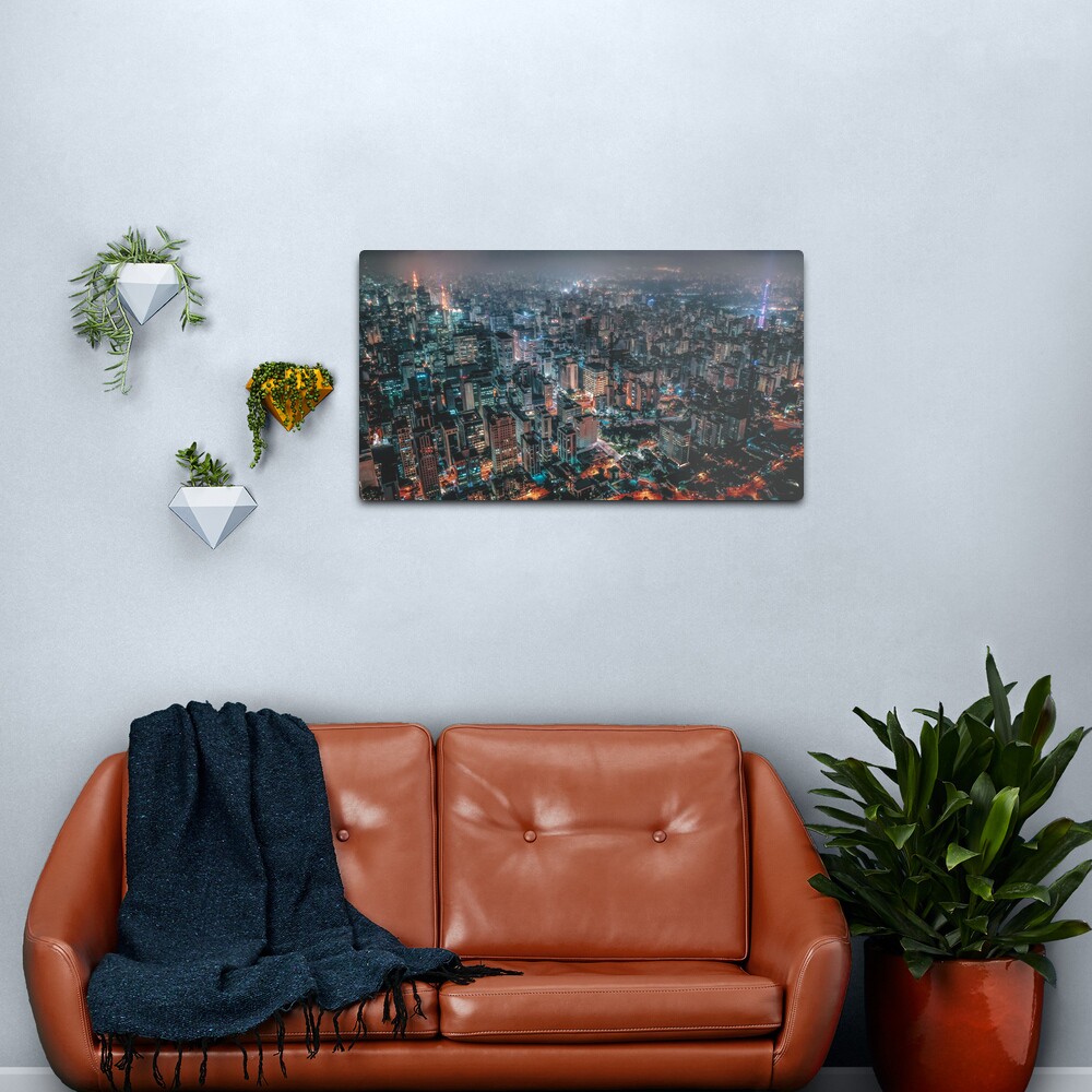 City Life Metal Print