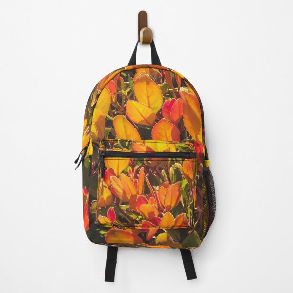Item preview, closeup orange leaves plant texture background designed and sold by Mrvell.