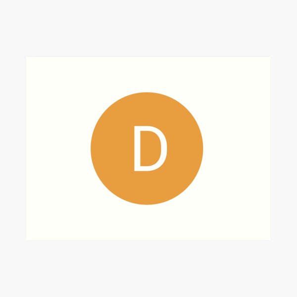 Default Google Profile Picture Letter D