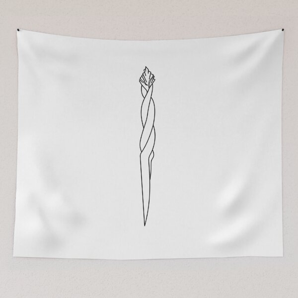 Item preview, Caduceus' Blight Staff, Simple designed and sold by betty-brand.