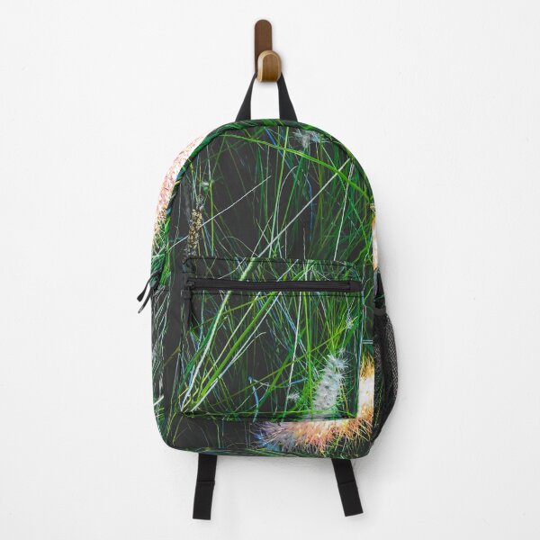 Item preview, green grass field with grass flowers background designed and sold by Mrvell.