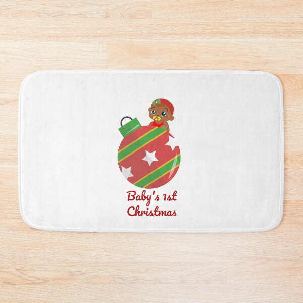 Item preview, African American Baby 1st Christmas designed and sold by Bliss Find And Design.