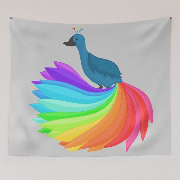 Item preview, Rainbow Peacock designed and sold by GillianCullen.
