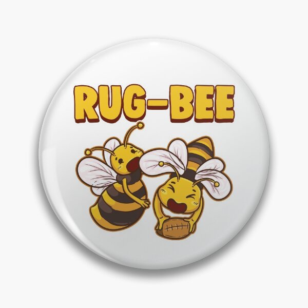 Item preview, Funny Rug-Bees Playing Rugby designed and sold by PragmaticFalcon.