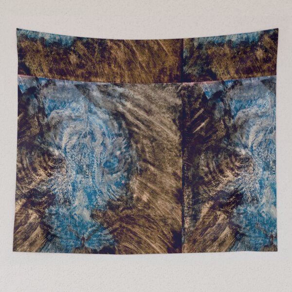Item preview, Blue Frost Tiger designed and sold by Jennifer Guajardo.