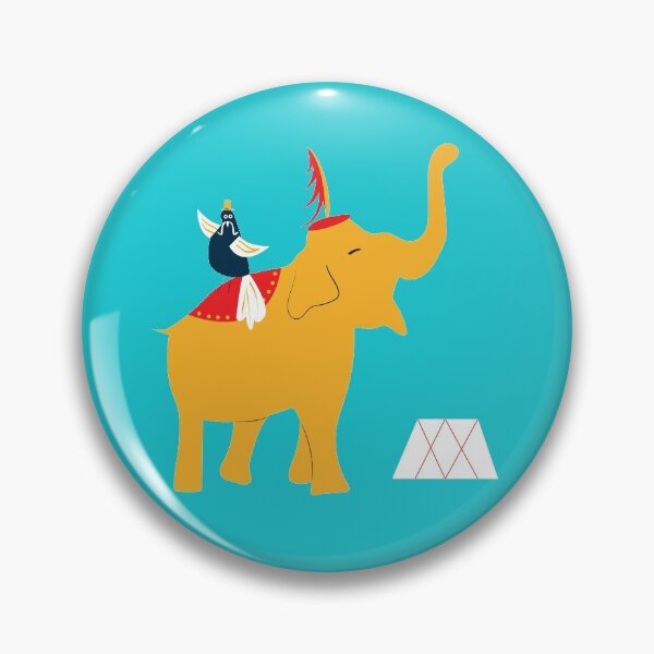 Item preview, Circus Elephant and Master of Ceremony Bird designed and sold by whyitsme.