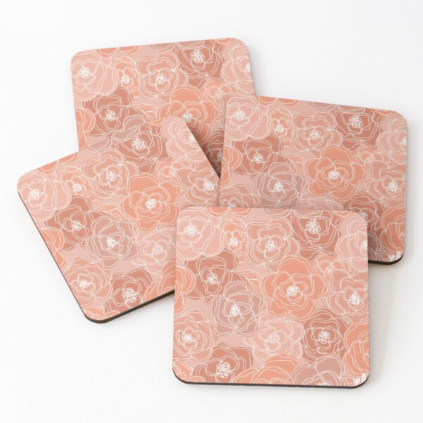 Item preview, Neutral Peach Floral designed and sold by ekwdesigns.