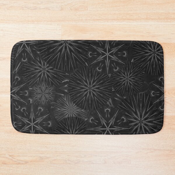 Item preview, Black and White Mandala Geometric Pattern. designed and sold by wild.geranium.design.