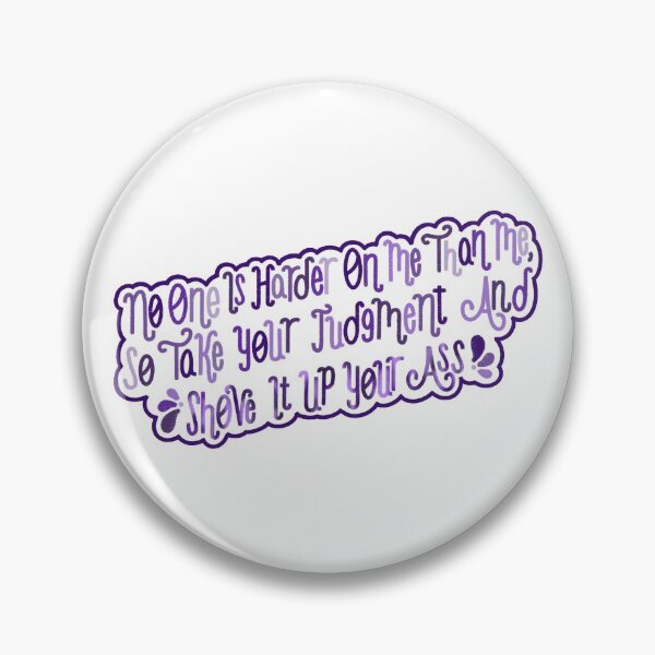 Item preview, No One's Harder on Me Than Me designed and sold by Sam Meng.