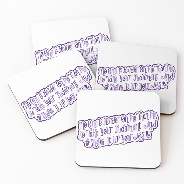 Item preview, No One's Harder on Me Than Me designed and sold by Sam Meng.