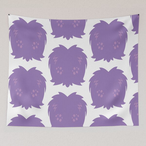 Item preview, Purple Monster Fuzzy Belly Halloween Costume graphic designed and sold by doodabobs.
