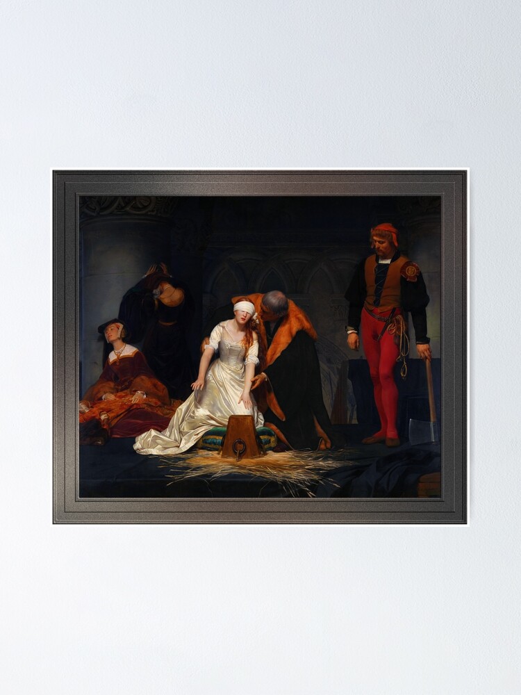 The Execution of Lady Jane Grey by Paul Delaroche Old Master