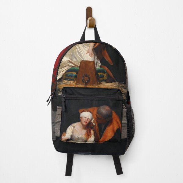 The Execution of Lady Jane Grey by Paul Delaroche Old Master Classical Fine Art Reproduction Backpack