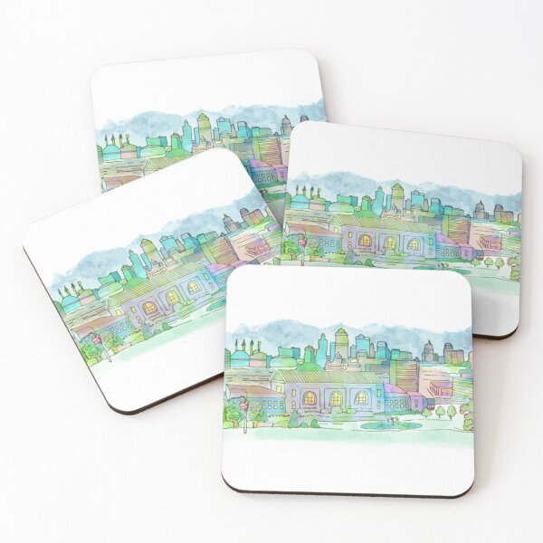 Item preview, Watercolored Kansas City, Missouri Union Station designed and sold by Palifino.