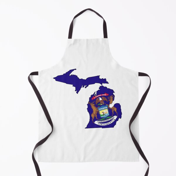 Item preview, Michigan State Flag designed and sold by Sun Dog Montana.