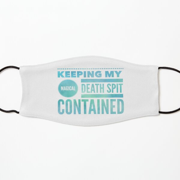 Keeping My Magical Death Spit Contained Mask (Blue) Kids Mask