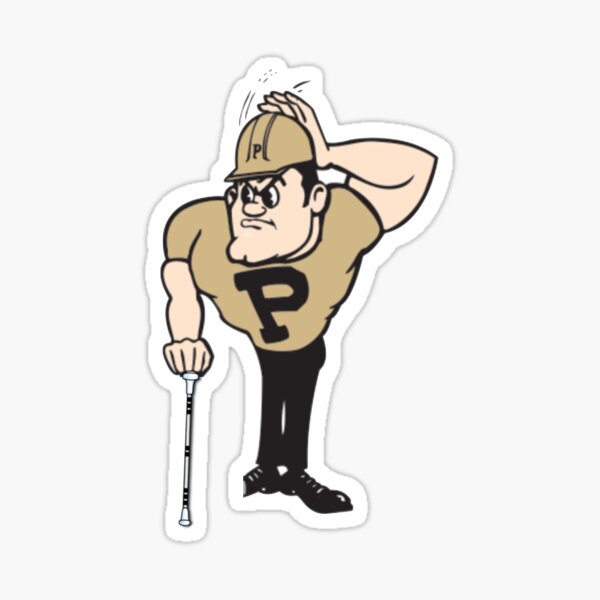 Purdue Pete Twirler Sticker