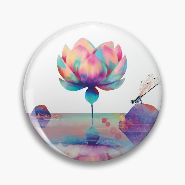 Item preview, Lilac Lotus Flower Watergarden designed and sold by Karin Taylor.