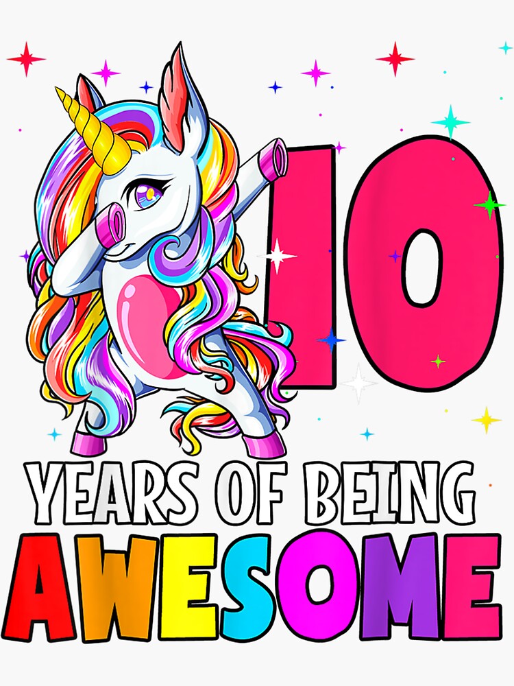 12 Year Old Gifts Girls Teens Dabbing Unicorn 12th Birthday Art Board  Print for Sale by Browhiteart