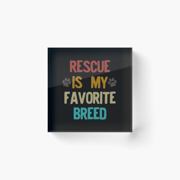 Artikelvorschau, Rescued Dog Rescue ist meine Lieblingsrasse 80 Retro Style Grafik entworfen und verkauft von NoveltyMerch.