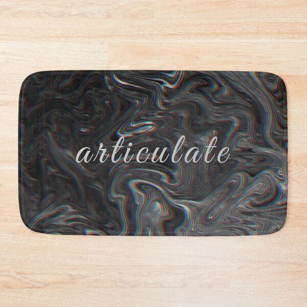 Item preview, Articulate glitch holographic black marble designed and sold by W&P Drae.