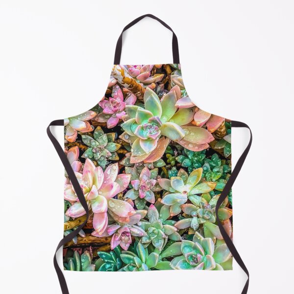 Item preview, green and pink succulent plant garden designed and sold by Mrvell.