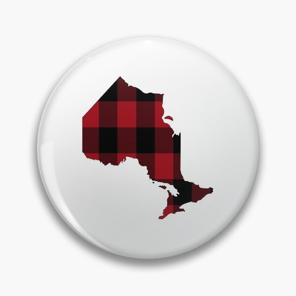 Item preview, Ontario in Red Plaid designed and sold by Sun Dog Montana.