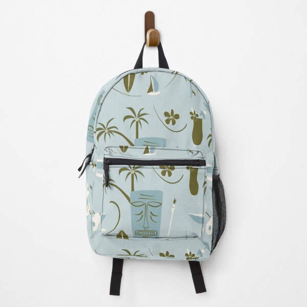 Item preview, Retro Hawaiian - Vintage Hawaiian - Blue - Tropical Pattern designed and sold by whyitsme.