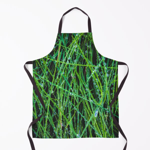 Item preview, closeup green grass field texture with raindrops designed and sold by Mrvell.