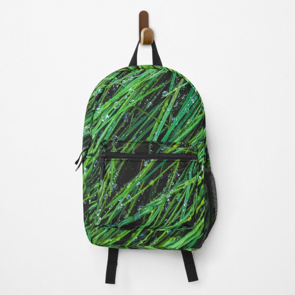 Item preview, green grass texture background with water drop designed and sold by Mrvell.