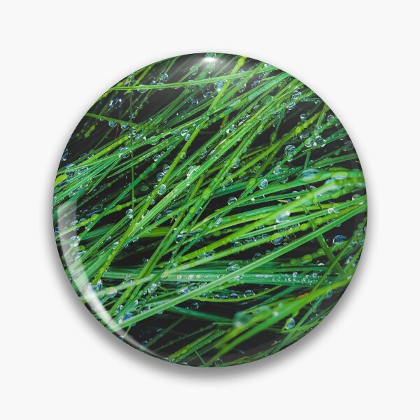 Item preview, closeup green grass texture background with raindrops designed and sold by Mrvell.