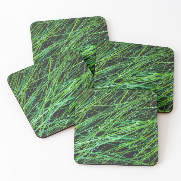Item preview, closeup green grass texture background with raindrops designed and sold by Mrvell.