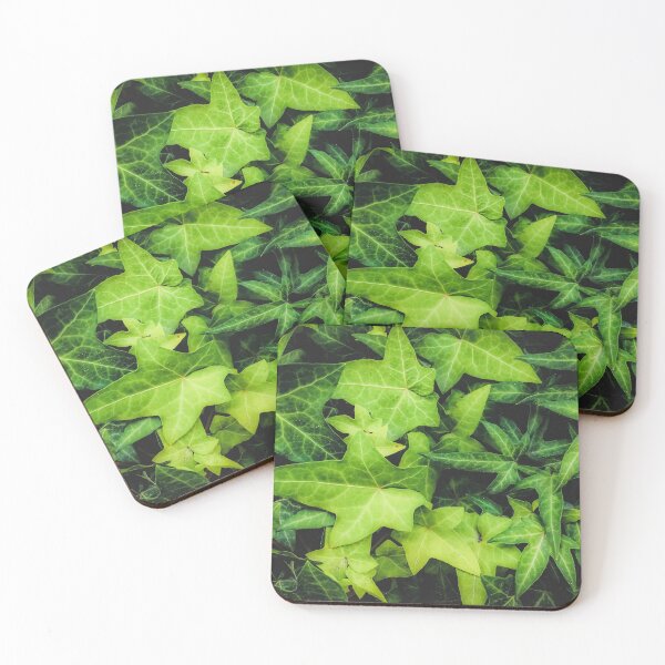 Item preview, green ivy leaves garden background designed and sold by Mrvell.