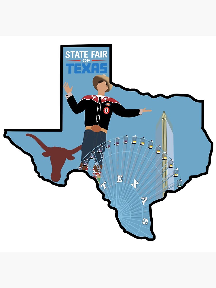 "Texas State Fair" Poster by mbodnar001 Redbubble