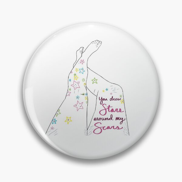 Item preview, Stars around my scars designed and sold by doodlesbybecky.