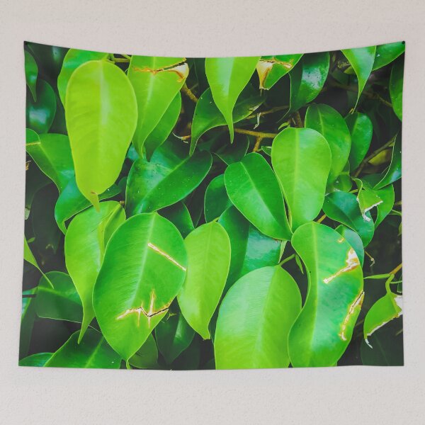 Item preview, closeup green leaves background designed and sold by Mrvell.