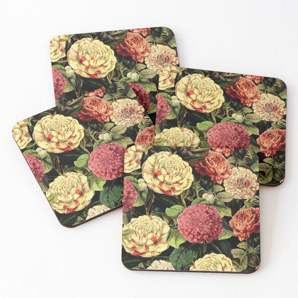 Item preview, Shabby Chic Antique Roses & Camellias Decorative Pattern designed and sold by Gabriela Simon.