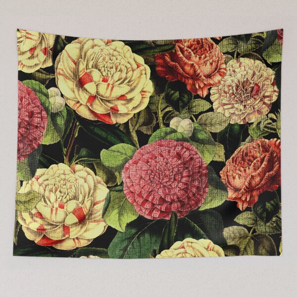 Item preview, Shabby Chic Antique Roses & Camellias Decorative Pattern designed and sold by Gabriela Simon.