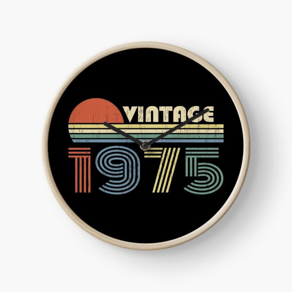 Aperçu de l'œuvre Vintage 1975 45e anniversaire cadeau né en 1975 45 ans VT170820 créée et vendue par Takatv.