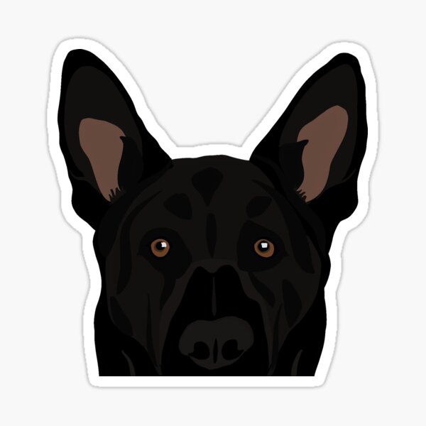 Black German Shepherd Night Jigsaw Puzzle