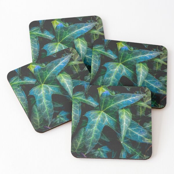 Item preview, closeup green ivy leaves texture background designed and sold by Mrvell.