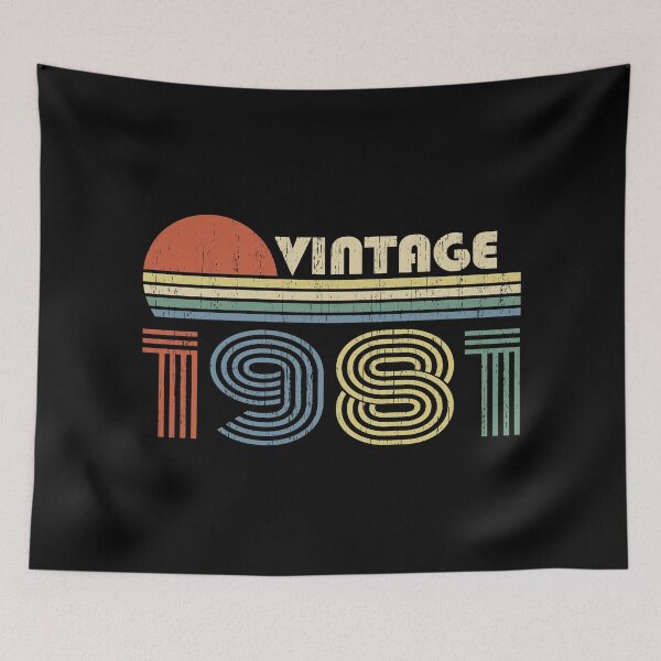 Item preview, Vintage 1981 39th Birthday Gift Born In 1981 39 Years Old VT170820 designed and sold by Takatv.