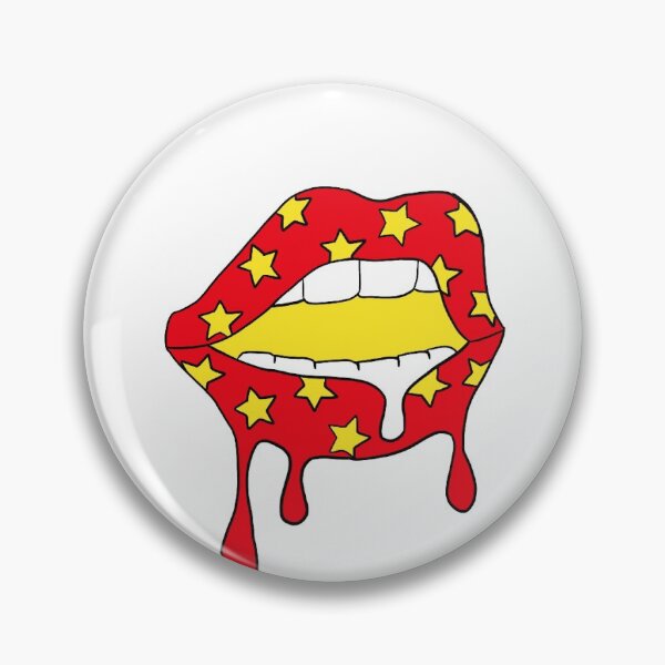 Item preview, Red and Yellow Drip Lips designed and sold by Brookeo770.