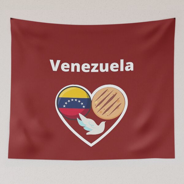 Item preview, Venezuela flag, arepa and freedom designed and sold by Adri Graterol.