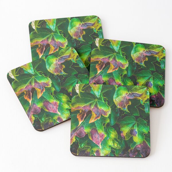 Item preview, closeup green ivy leaves texture background designed and sold by Mrvell.