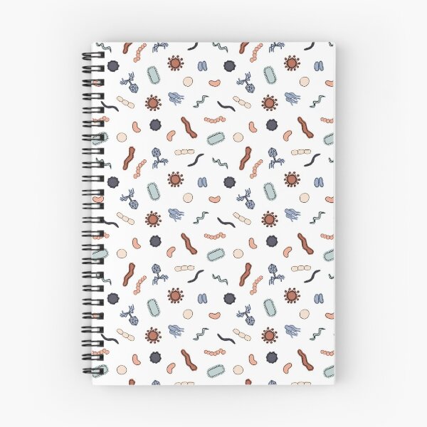 Item preview, Vintage Microbiology - Black Outlines on White designed and sold by Hodgepodge Bricolage.