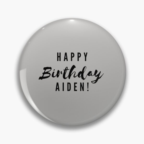 Item preview, Happy Birthday Aiden! designed and sold by CreativeText.