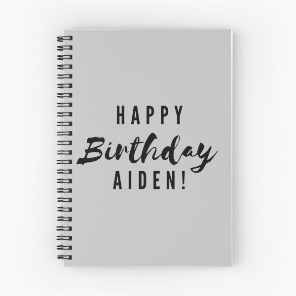 Item preview, Happy Birthday Aiden! designed and sold by CreativeText.
