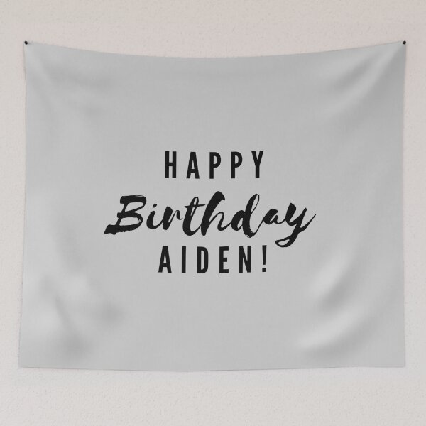Item preview, Happy Birthday Aiden! designed and sold by CreativeText.